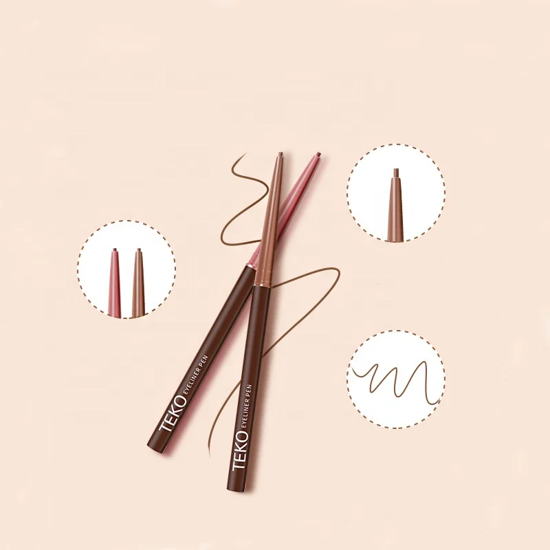 Longwear Automatic Eyeliner Smudgeproof Waterproof Eyeliner Glue Pencil with No Sharpening