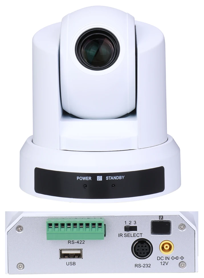 Optional Zoom Broadcast Conference Camera 2021 Hot Sale Full Hd Video 1080P Ptz Broadcasting System F=2.26mm 3X 10X 3 Years Kato