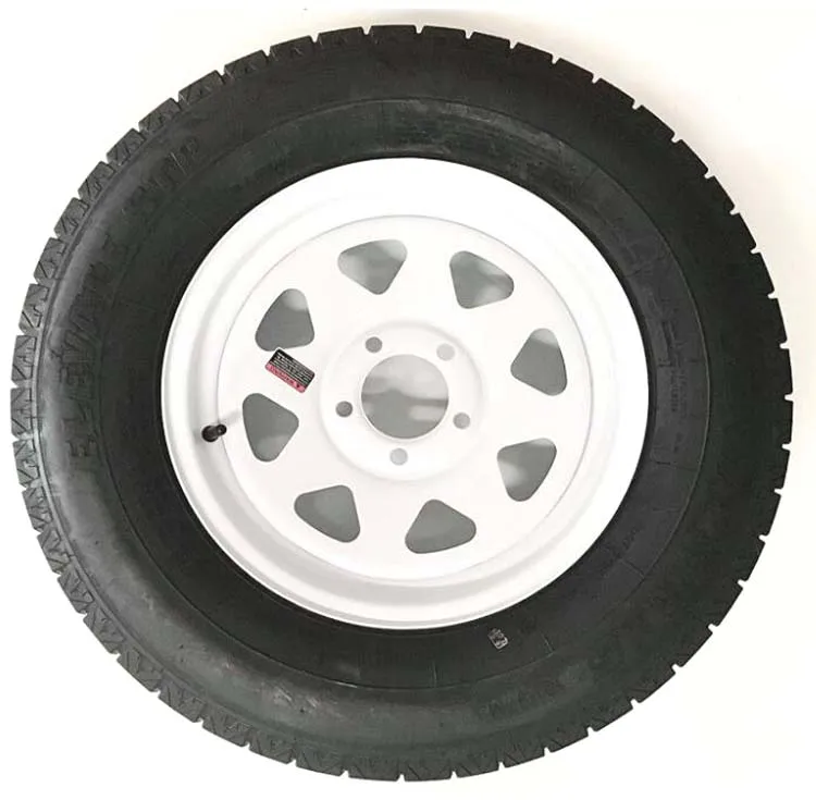 Small Trailer Tire ST205/75R15 With Silver Wheel
