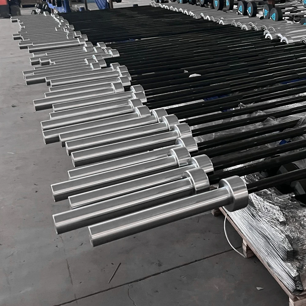 Factory Direct Sale 15kg 20Kg 1500lb 2000lb Gym Black Hard Chrome Man Power Bar Cerakote Camouflage Stainless Steel Barbell Bar