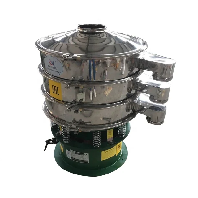 Food grade wheat powder flour vibro sifter circular rotary vibrating screen seive machine