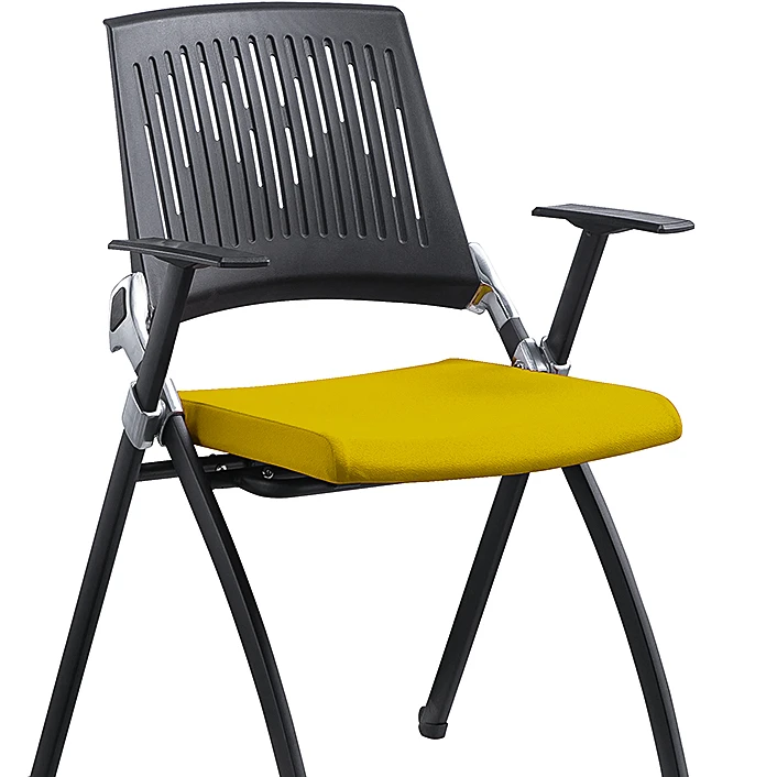 Backrest soft seat folding training chair office building office special training chair can be stacked without pollution (1600287377615)