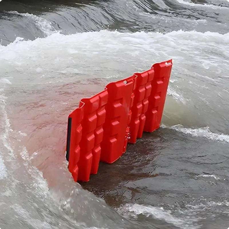 Portable and removable L-shaped ABS water-filled Plastic flood protection barrier Easy Install Quick Dam Flood Barriers