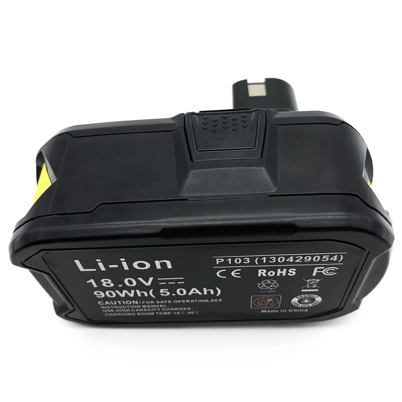 18V Li-Ion P108 RB18L40 P106 P107 replacement Battery For Ryo ONE+ P102 P103 P104 P105 power tools
