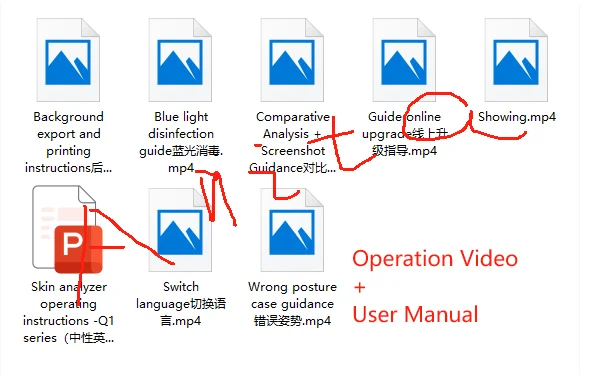 Feier A skin analyzer skin detector AI UV  RGB WU light  moisture detection pen 1 6languages 15.6inch Spanish Spa Salon
