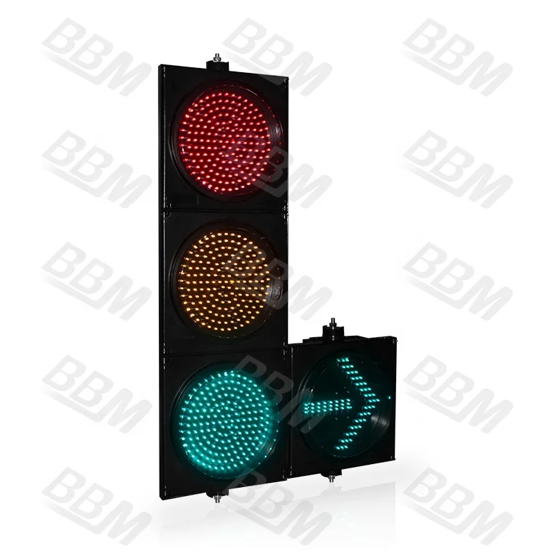 High Quality Pedestrian Crossing Led Traffic Light 300mm Traffic Turn Right Arrow Light