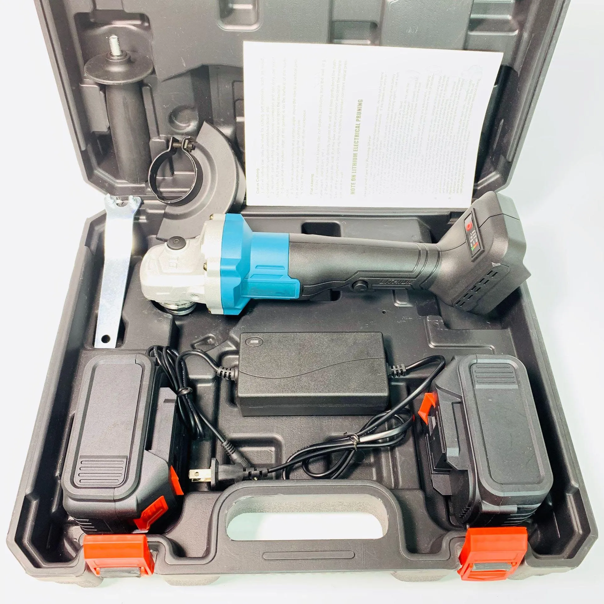 Hot Sell Portable Lithium Brushless Angle Grinder Rechargeable Cordless Electric Angle Grinder Machine For Cutting And Polishing