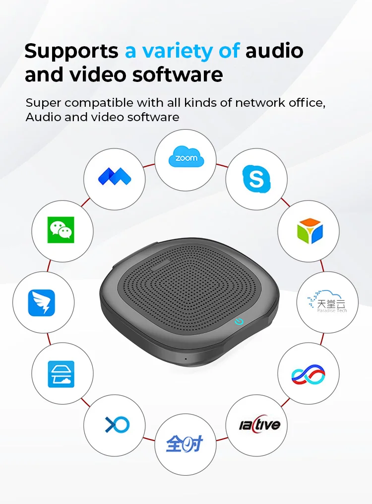 Business Conference High Sound Quality Smart Tws Mobile Bluetooth Wireless Speak