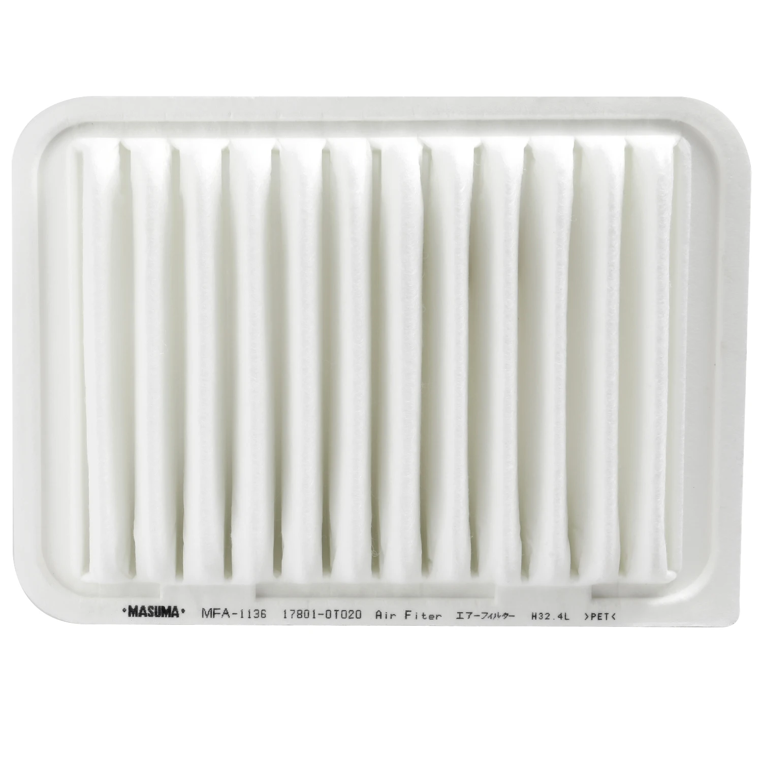 MFA-1136 MASUMA Auto Engine parts filter air intakes 17801-0D060 17801-0D090 17801-0M020 17801-21050 17801-0T030