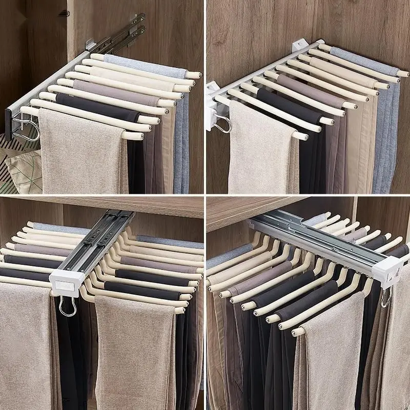 Wholesale Trouser Hanger Steel Trousers Rack High Quality Alumina Pants Hangers