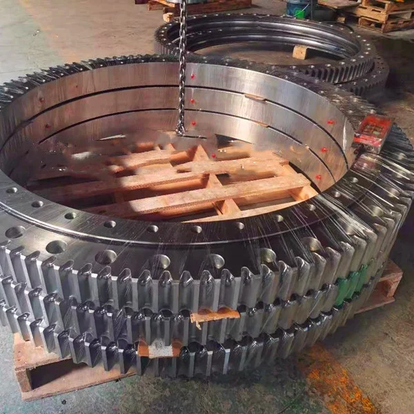 Supporting Slewing Bearing Rotation Drive Gear With Pinion Main Gear For Spur Gear cross roller rings