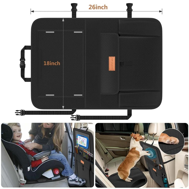Premium Car Seat Organizer Multi-pocket Auto Backseat Multifunction Storage With Touch Screen Tablet Holder Backseat Organizer