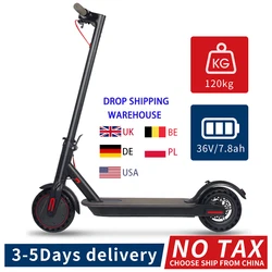 US EU UK warehouse disc brake electric scooters folding adult e electric scooter