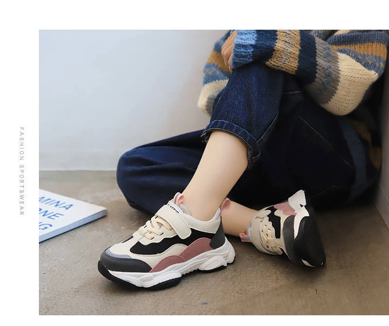 DianSen Hot Design Girls And Boys Sneakers High-quality Rubber Outsole  Breathable Lightweight Kids Casual Shoes