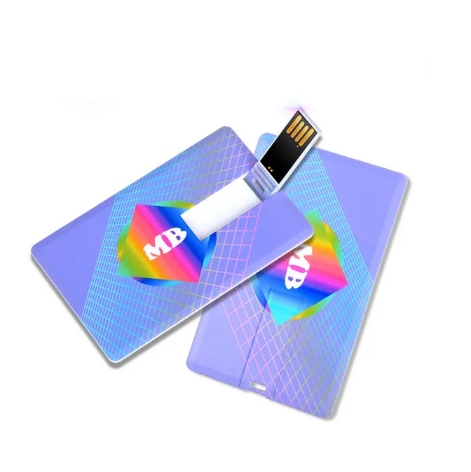 Custom Logo Wholesale Custom Business Credit Card Shape USB Flash Disk Pen Drive