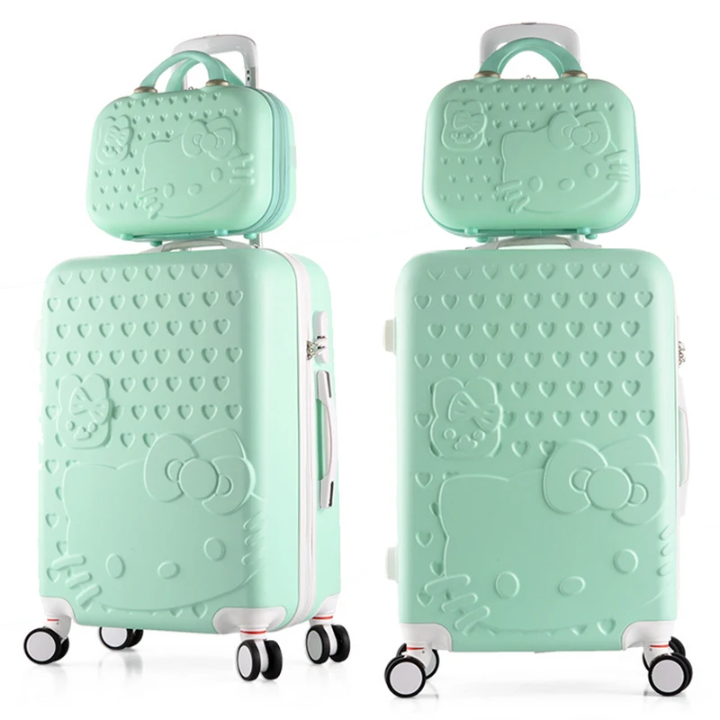 wholesale 28 inch ABS PC pretty trendy travel luggage bags custom kids luggage sets