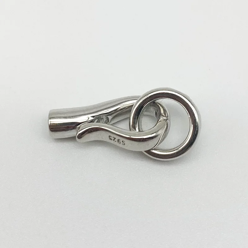 925 Sterling Silver Jewelry Clasps and Closure 18k Gold Plated S Shape Clasp Pearl Necklace for Pearl Necklace Bracelet