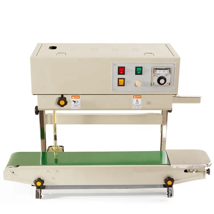 YTK-FR900V Vertical Continuous Pouch Sealing Machine Heat Sealing Machine Bag Band Plastic Sealer Machine For Plastic Bag