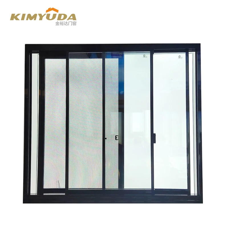 Tempered Glass Sliding Turn Window Reasonable Price Aluminium Sliding Windows