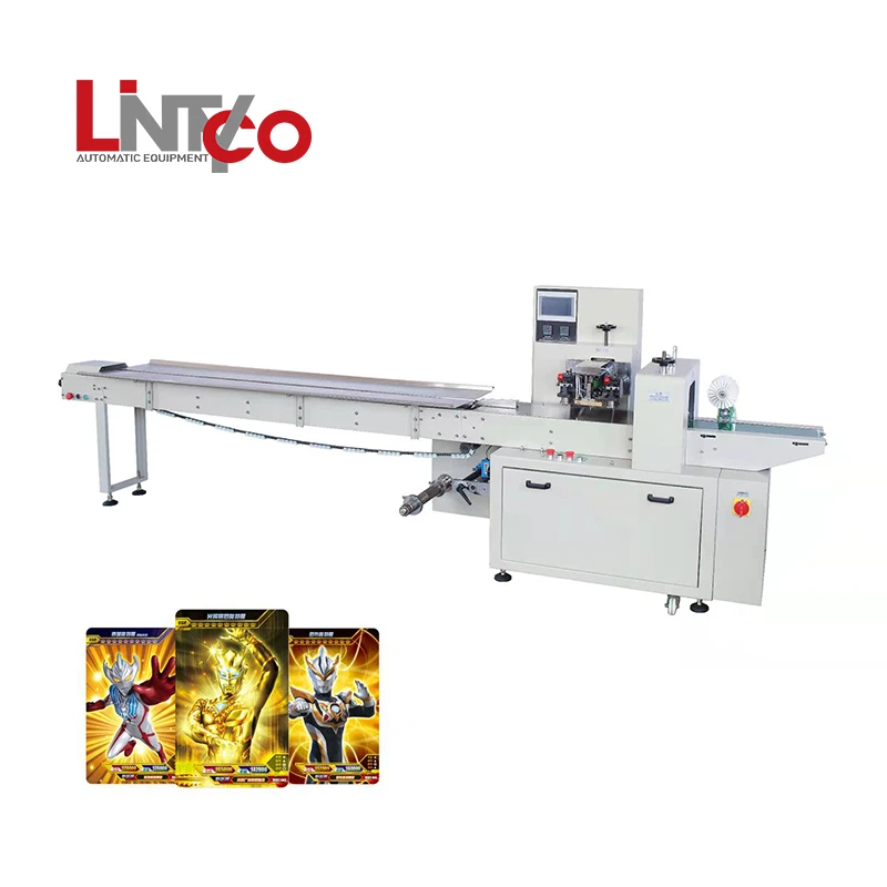 LTC250 Automatic trading game card flowpack packing machine