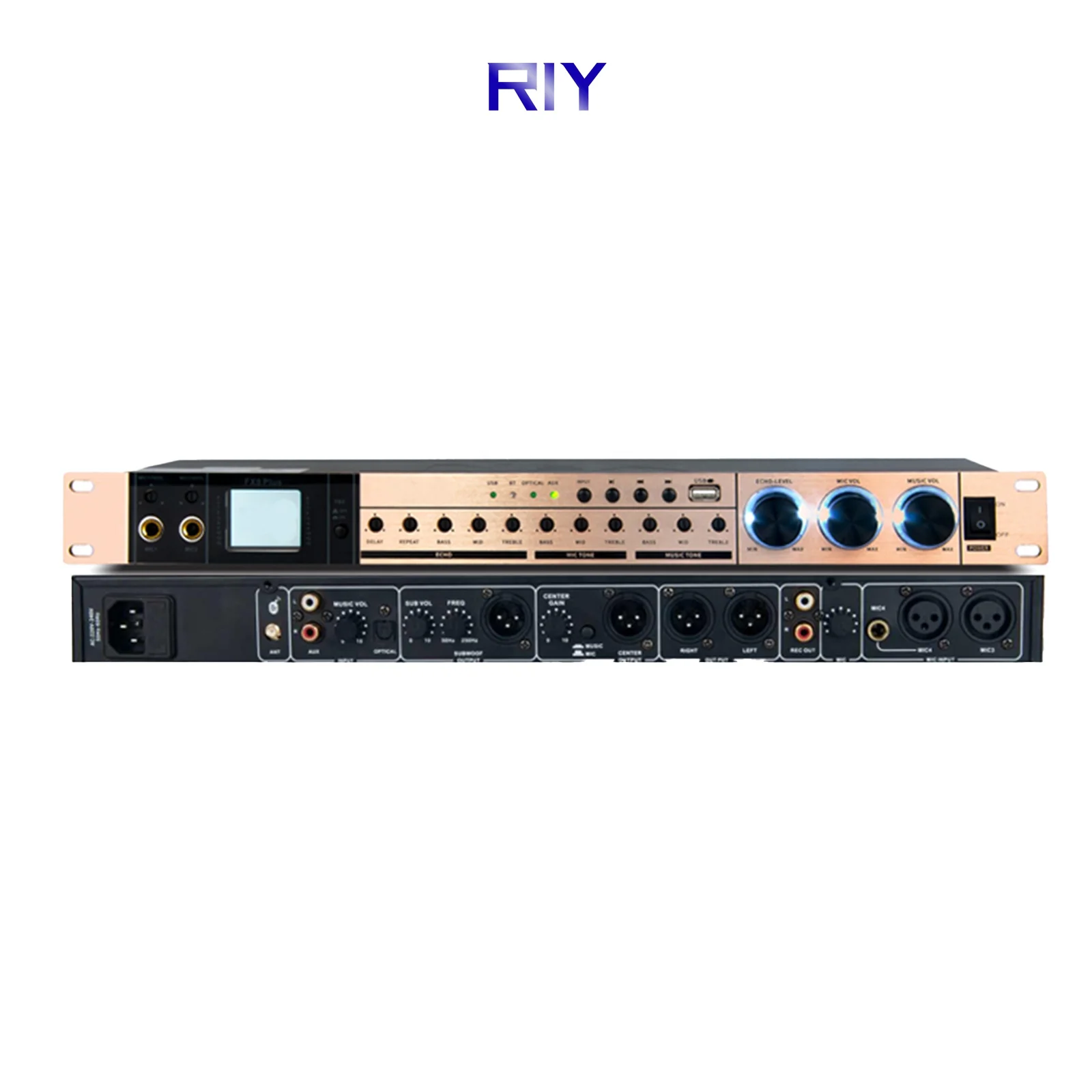 FX9-PLUS Профессиональный Аналоговый процессор с Bluetooth