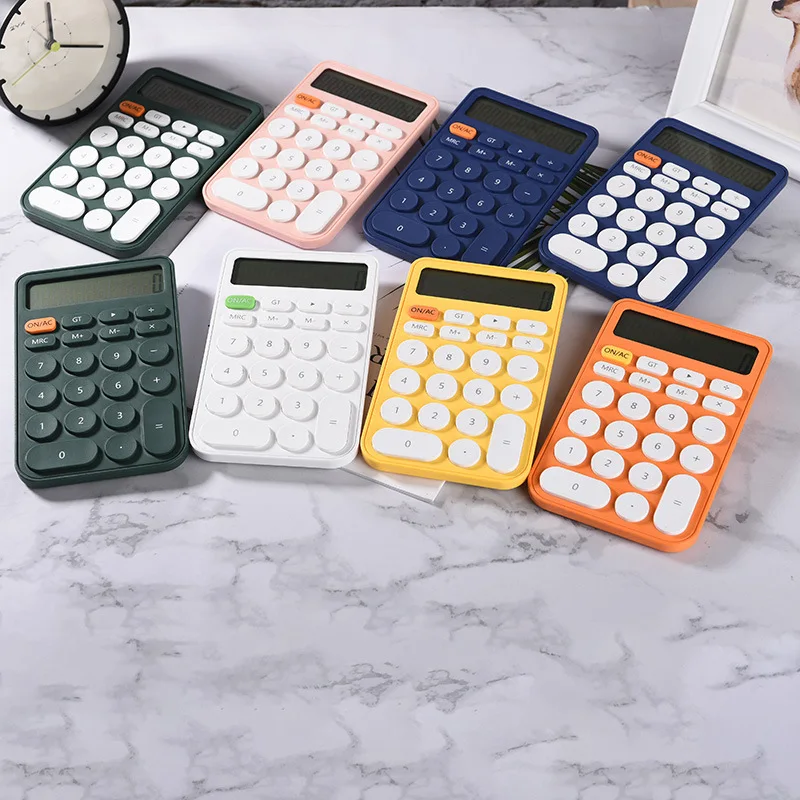 Calculator Cute Small Mini Advertising Gift Accounting Financial Candy Color Office Student Computer Portable