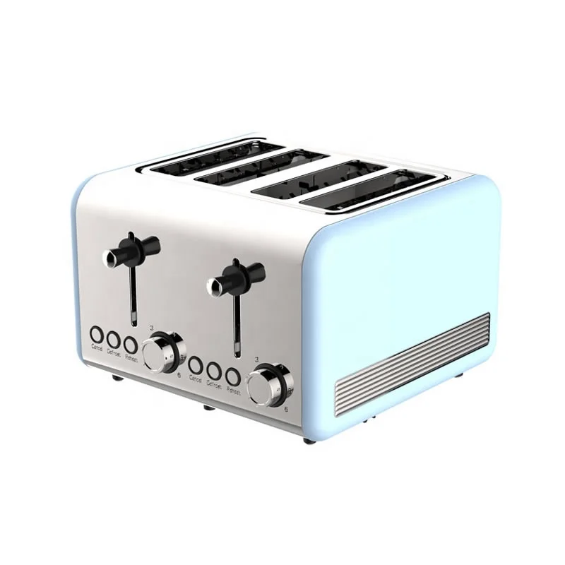 Small Kitchen Appliances Electric Bread Toaster Stainless Steel Pop Up Sandwich Toaster
