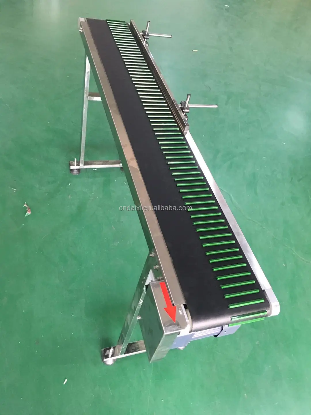 DAIXI automatic conveyor table adjustable speed line hand-held inkjet printer production date pagination conveyor belt