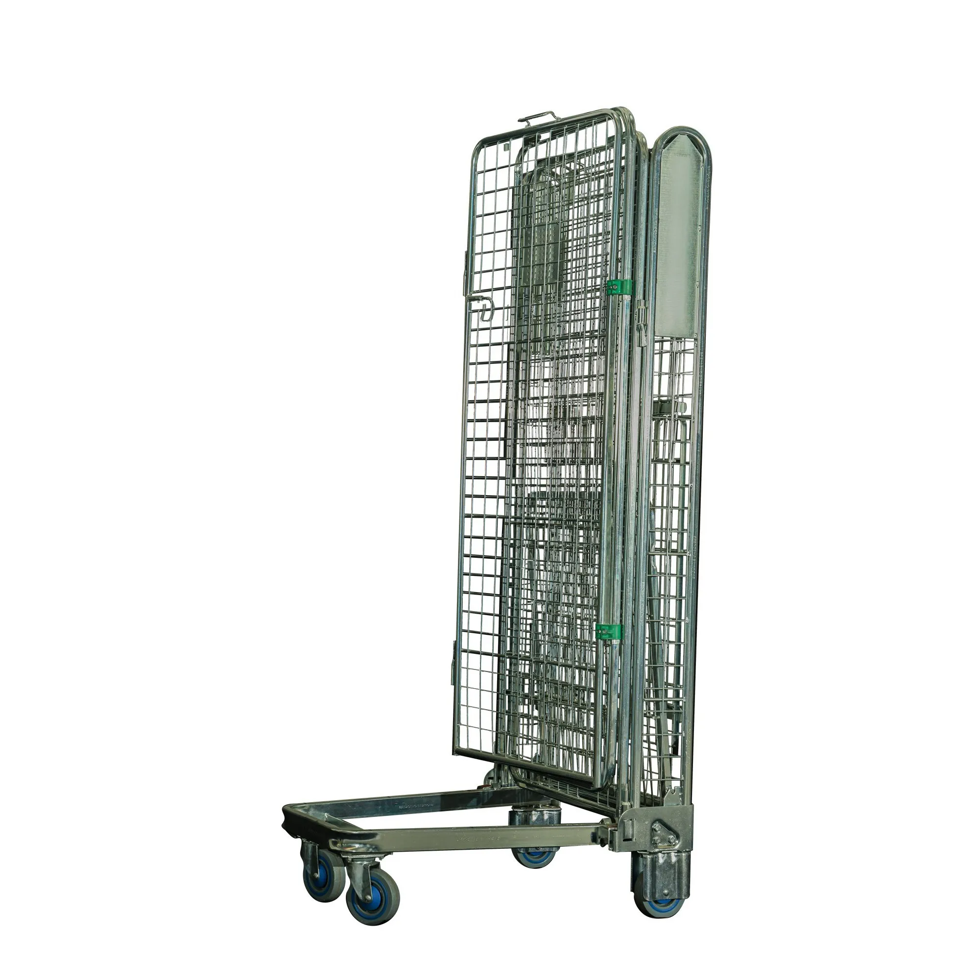BHK08 Stout Multiduty 2 Doors Metal Trolley Warehouse Storage Mesh Roll Cage