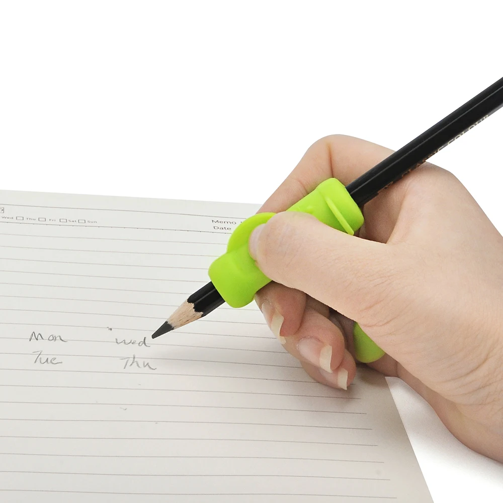 Comfortable Rubber Pencil Grip Soft Touch Children Silicone Pencil Grips For Kids Handwriting