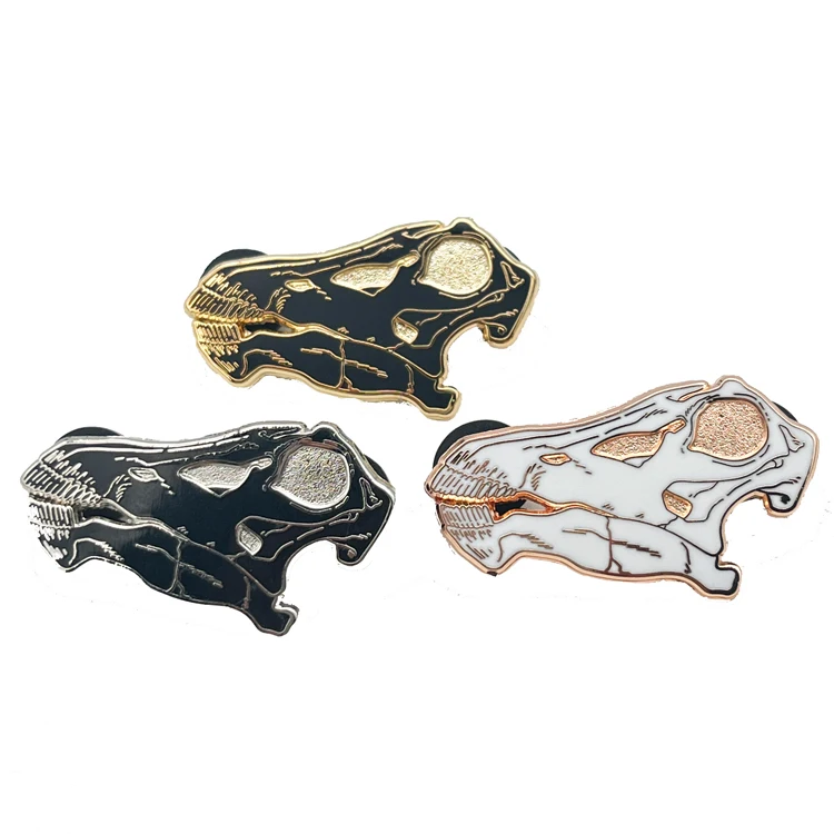 Factory Price Wholesale Metal Lapel Pin Design Hard Enamel UV Printing Medusa Pin Badge