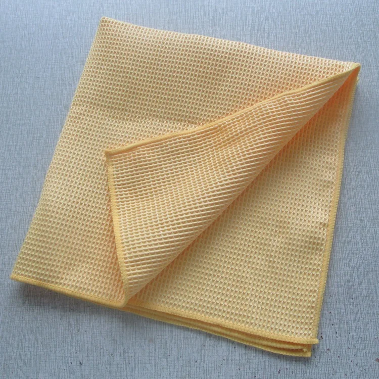 microfiber car cleaning cloth waffle Weave cloth