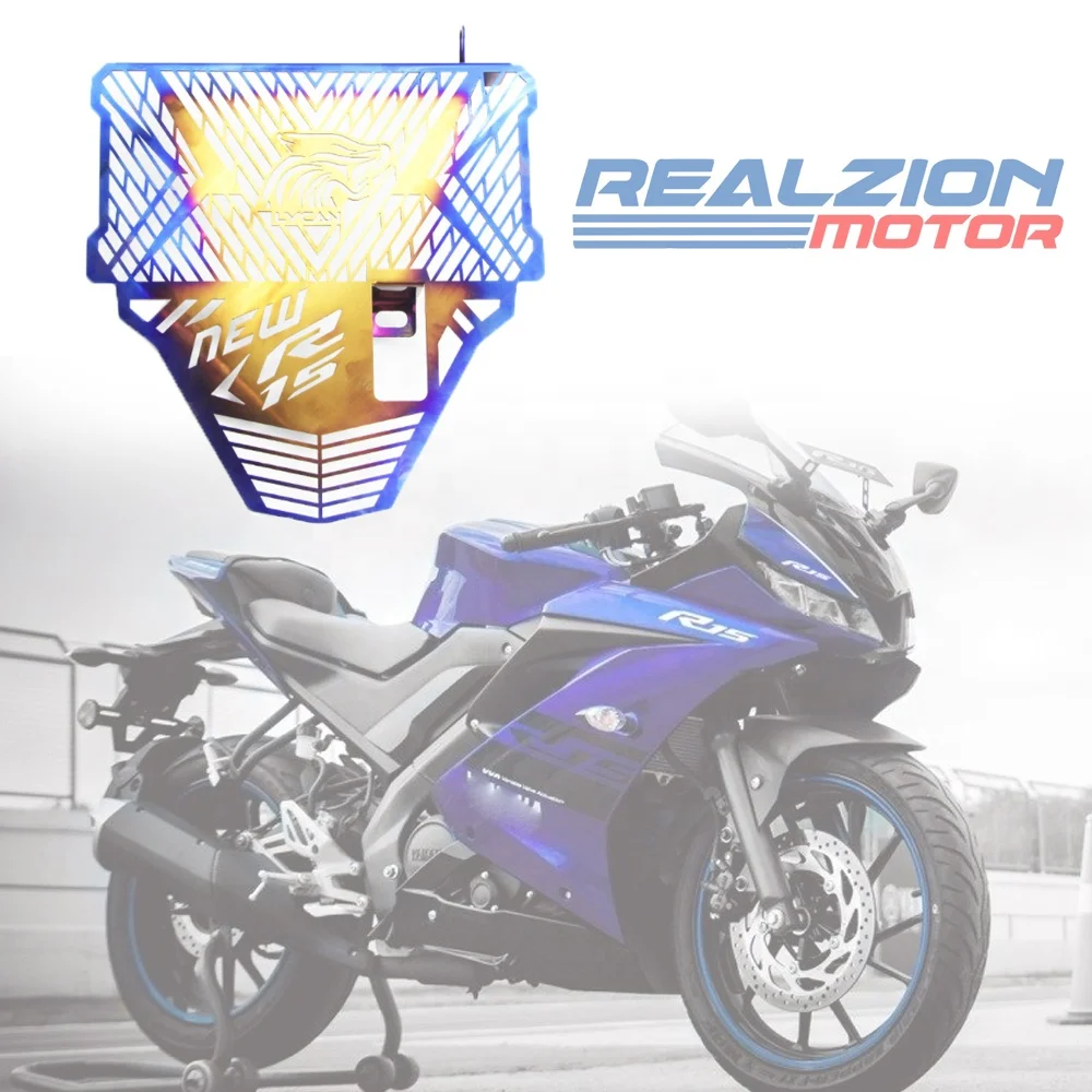 REALZION Motorcycle Wholesale Radiator Grille Grill Guard Protector For Yamaha R15 V3 2017-2019