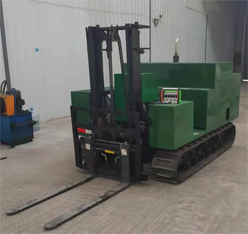 Factory Price Iso Ce Certified All-terrain Stacker Forklift 1.5T wireless remote control diesel hydraulic tracked forklift