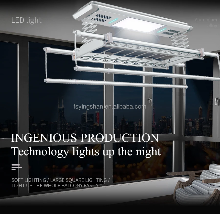 Electric Folding Ceiling Smart Drying Rack Clothes Drying Racks Drying Hanger for Clothes