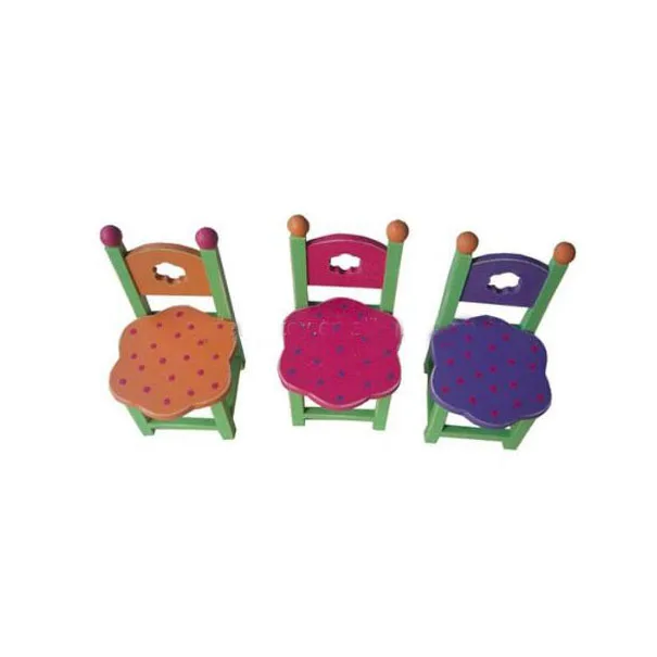Wooden doll house mini furniture table/chair/bed/stove