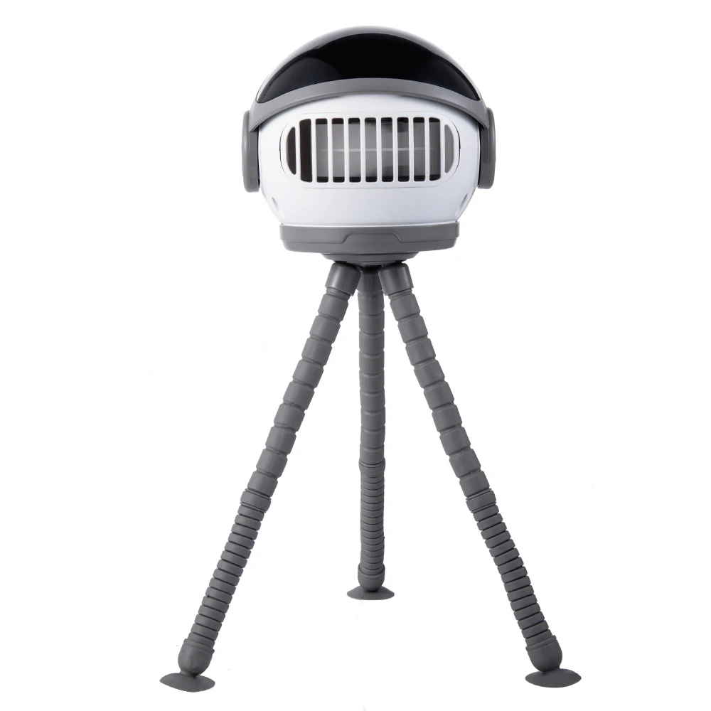 Cute Octopus Astronaut Stroller Fan Clip stand Portable Handheld Fan strong airflow Wind Mini Fan 4000mAh large-capacity battery