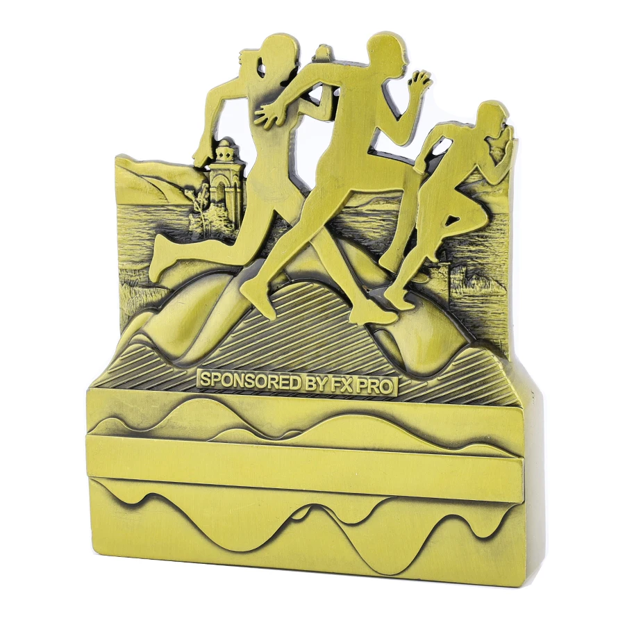 Производитель заказной марафонский бег Спортивная награда медаль медали и трофеи