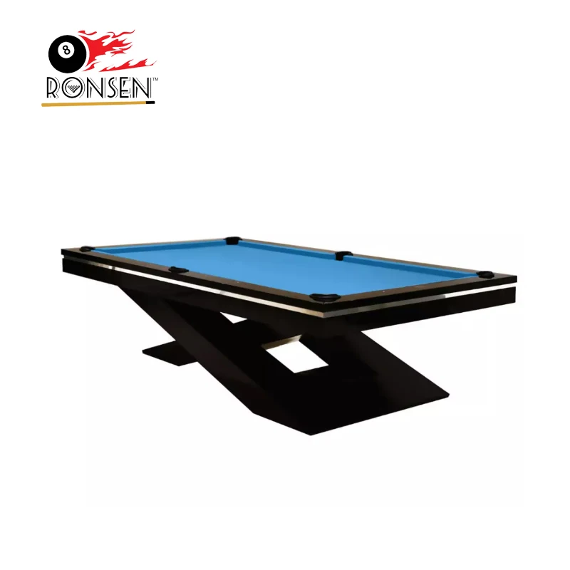 2024 Best Selling Popular luxury X style 9ft 8ft 7ft modern snooker billiard pool game billiard table with black marble slat