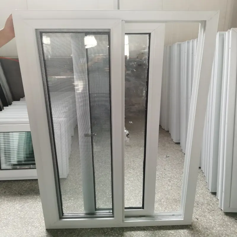 Deer  Factory Directly Supply Sliding Windows Triple Glazed Hurricane Impact Windows PVC Sliding Window