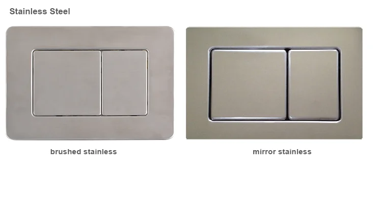 SUS 304 Flush Plate for Bathroom Accessories Concealed Cistern Push Button Stainless Steel
