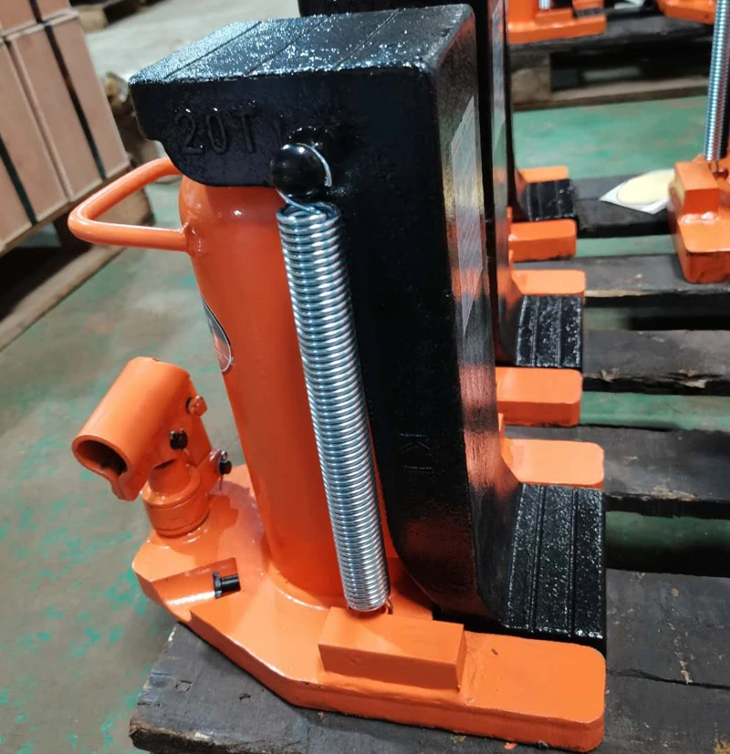 Mini Hydraulic Toe Jack with Machine Skates