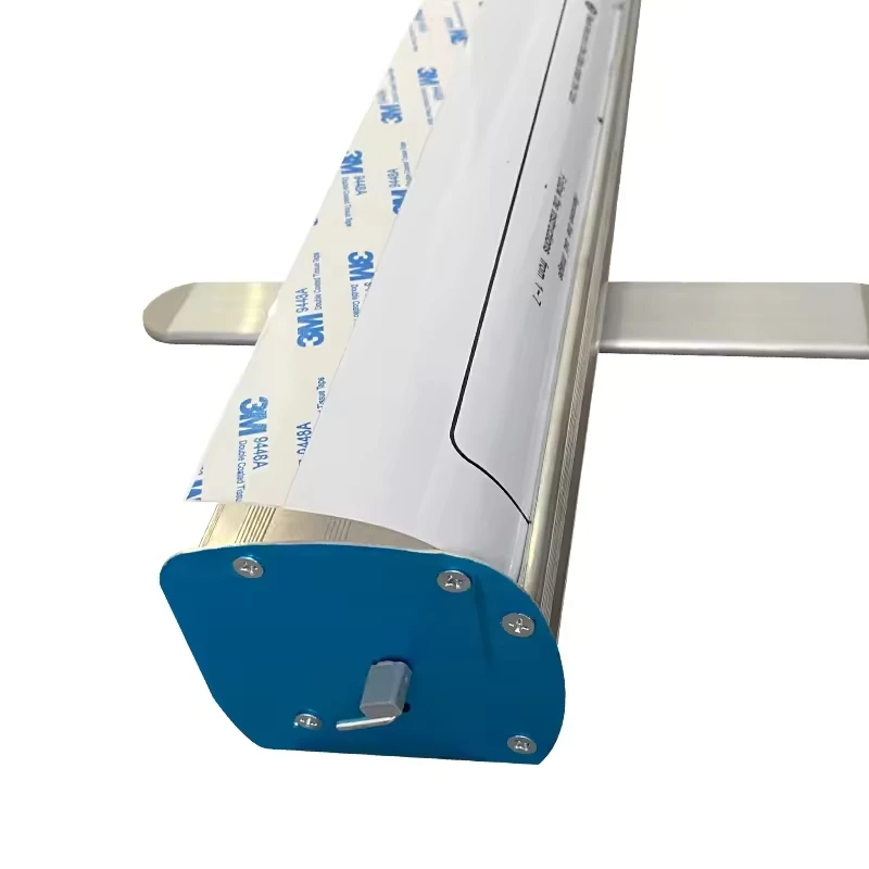 Roll Up Advertising Banner Stand Rollup Standee Aluminum Roll Screen Stand Retractable Banners