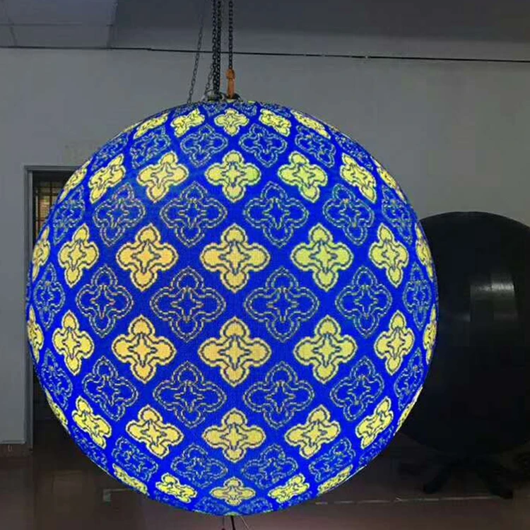 Circle Shape Screen Sphere RGB Full Color Video Spherical Waterproof Outdoor Ball Round LED Display