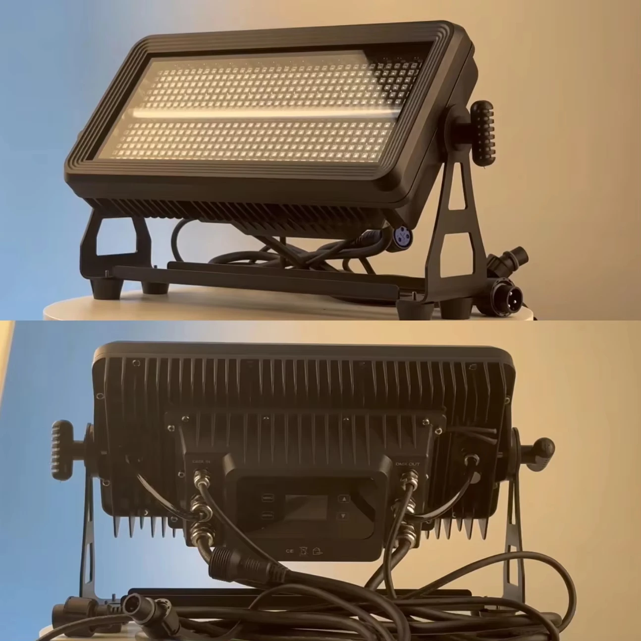 Уличный прожектор DMX512 432-RGB светодиодный 80-белый Ip65 Водонепроницаемый городской цветной свет