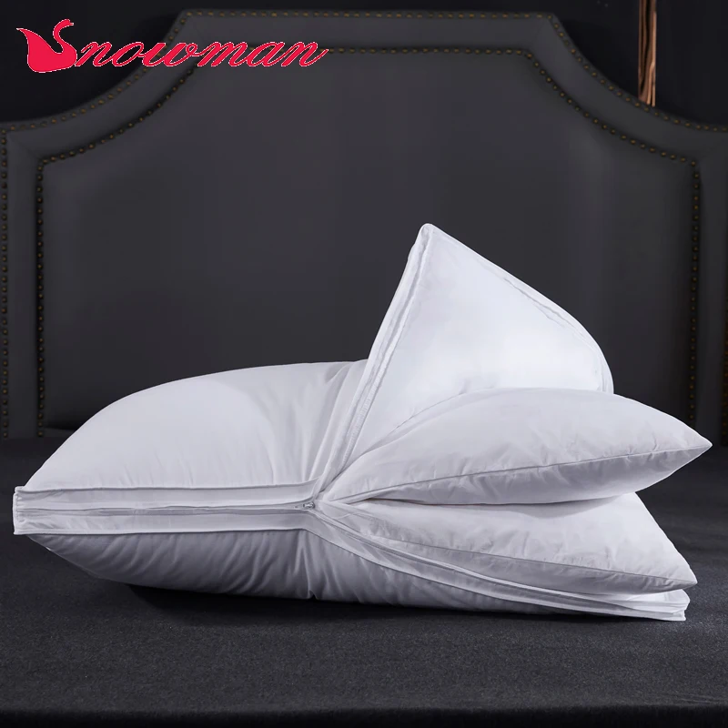 Hot Sale 100%Cotton Down Proof Cloth 5 Star Hotel Duck Feather Down Pillow