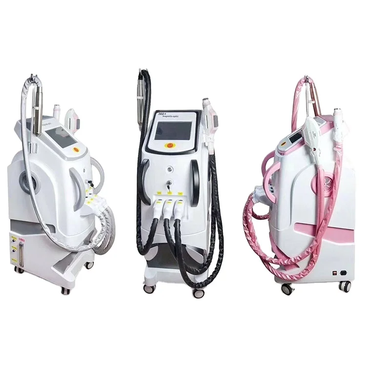 360 Wholesale magneto optic 4 in 1 multifunctional DPL opt SHR RF YAG 755nm picosecond IPL laser hair removal machine