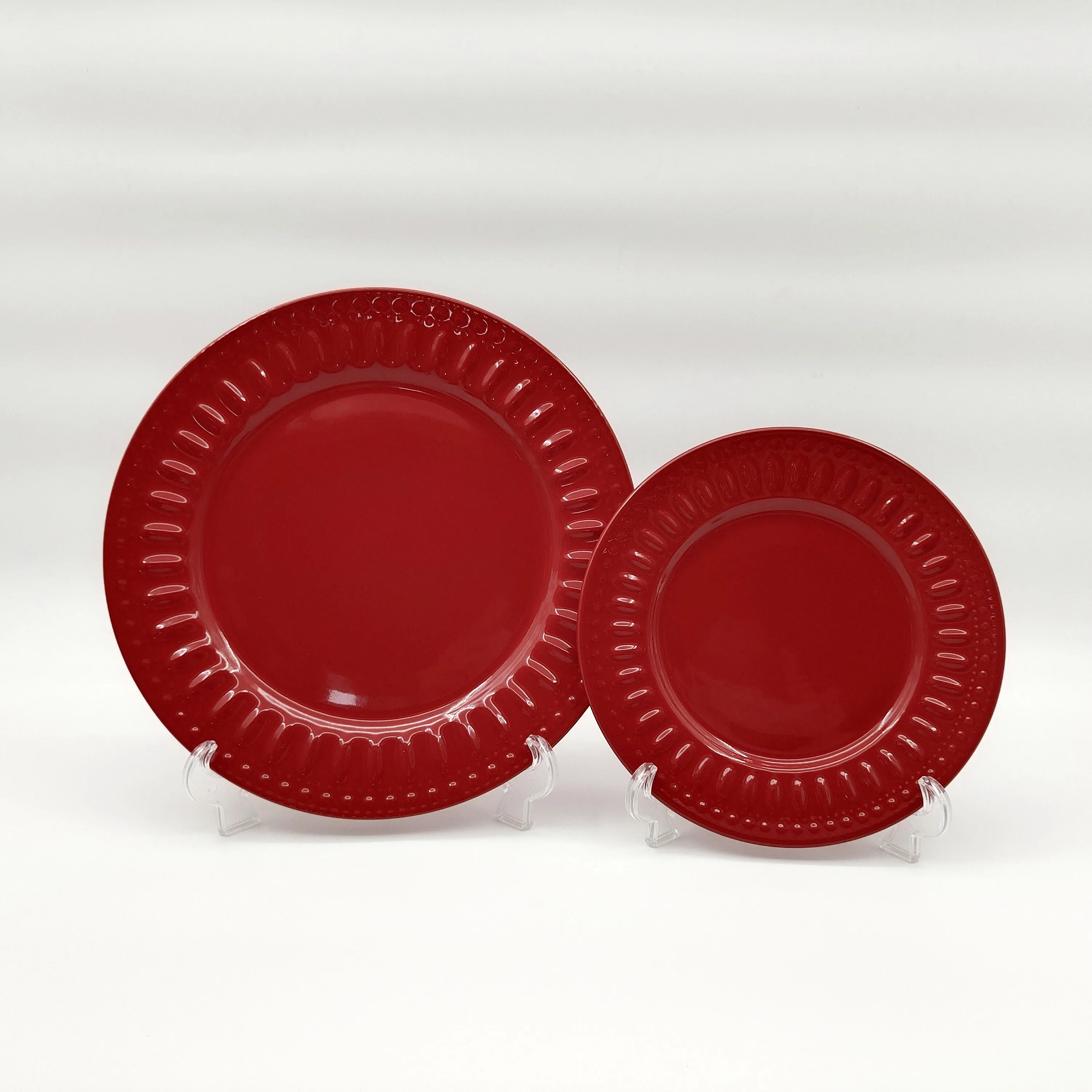 Turkish embossed color glaze dinnerware porcelain dishes nordic dinnerware