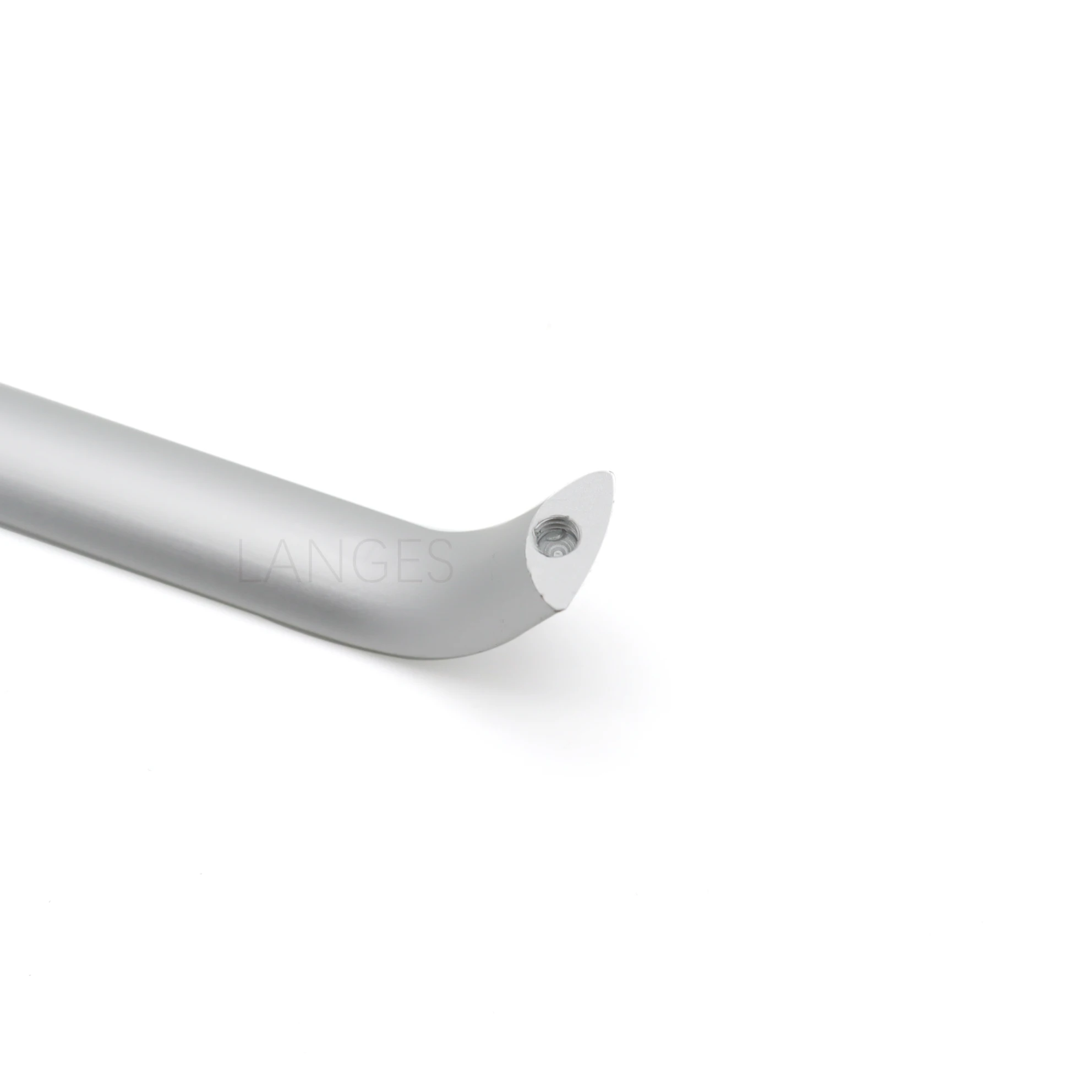 High Quality Custom Bedroom Kitchen Cabinet Hardware Pull Matte Solid Aluminum Profile Door Handle With Screw