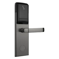 Locstar Fashion Key Safe Mortise Digital Ic Card Hotel Aluminium Mfid Electronic Magnetic Gate Electric Bolt Door Lock